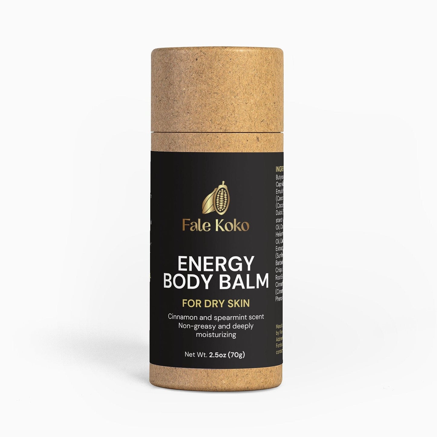 Energy Body Balm 2.5oz | Moisturize & Energize Naturally